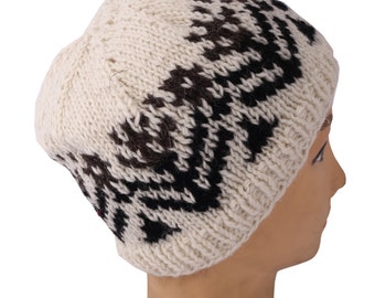 Woolen Hat, Unique Woolen hand Knitted hat, Chunky Woolen Knitted Beanie, Cap, Hat, hippie knitted hat / Handmade with love