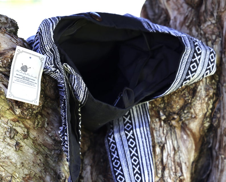 Tapestry Hippie Crossbody Bag Cotton Boho Sling Bag image 7