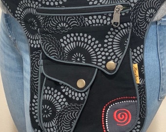 Einzigartiges Design Mehrzweck Hüfttasche Tasche, Festival Gürteltasche, Hüfttasche | FAIRER HANDEL | Handgemacht mit Liebe.