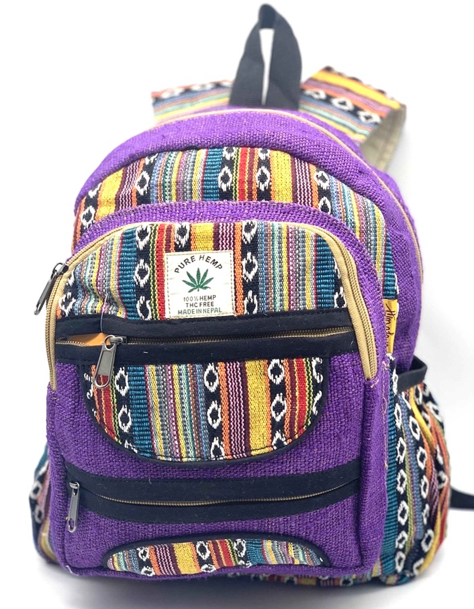 Unique Design Himalaya Hemp Backpack Small Backpack Hippie Etsy