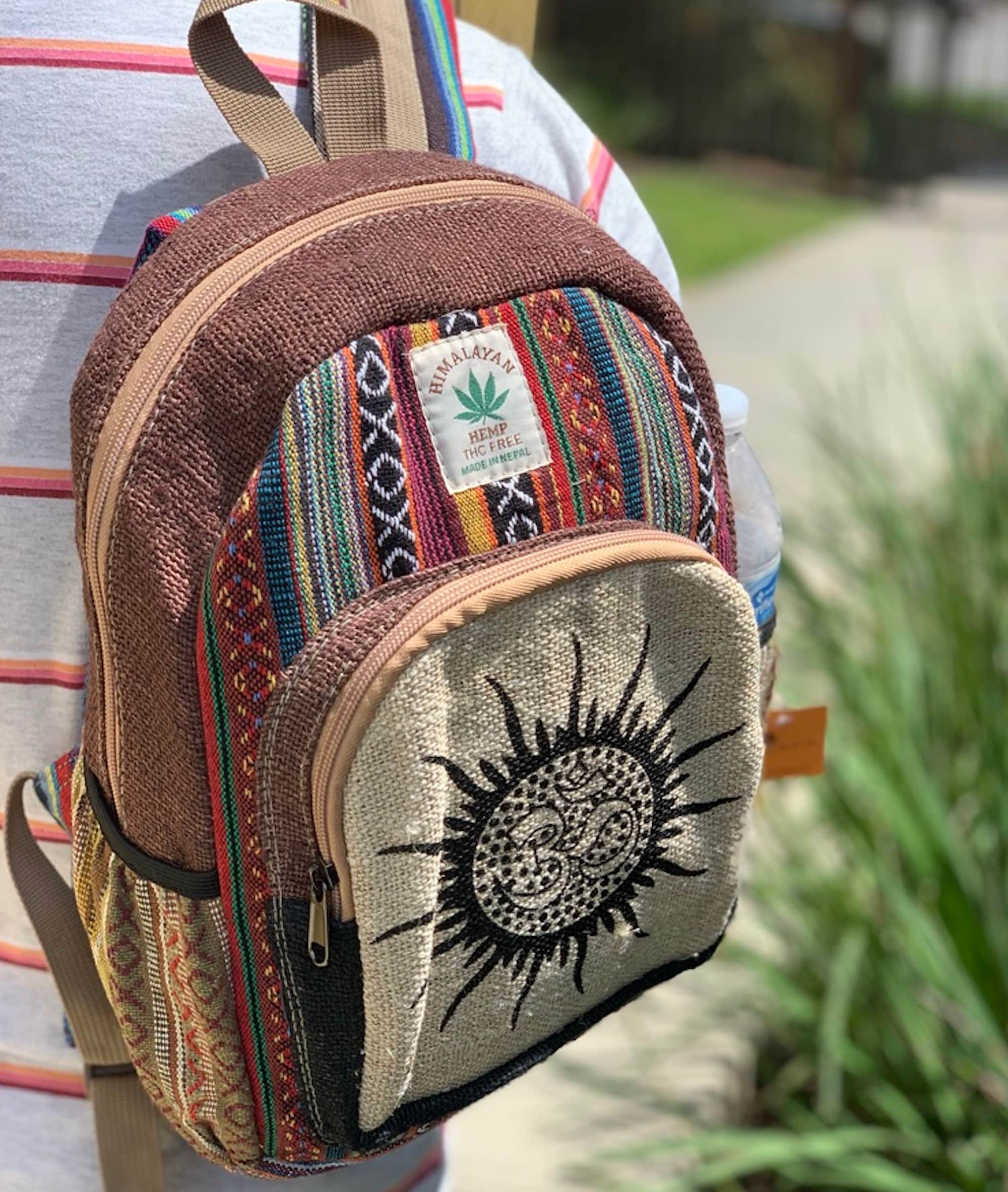 hemp bookbag