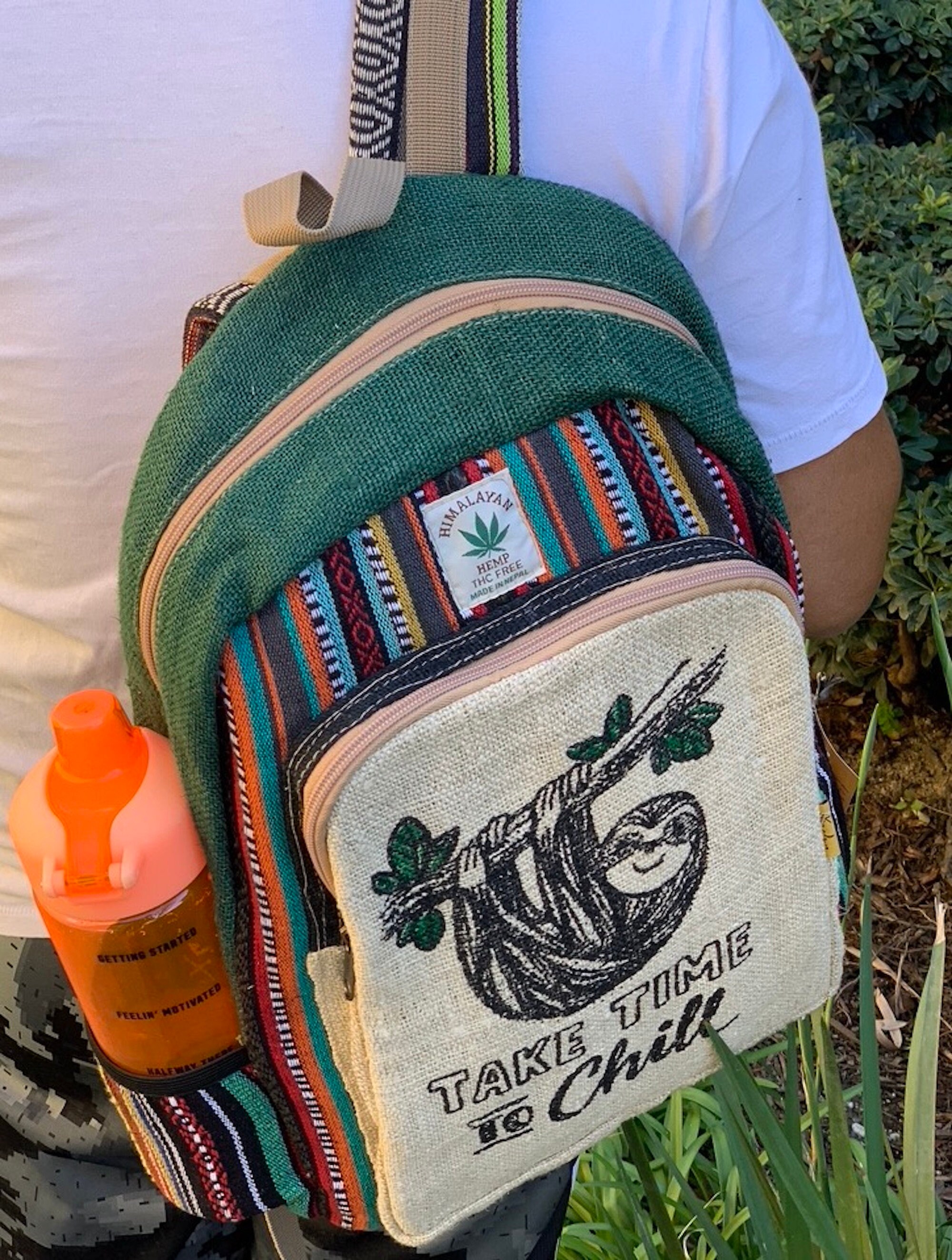 Pure Himalayan Himalaya Hemp Bag Pack Festival Bag Pack Etsy