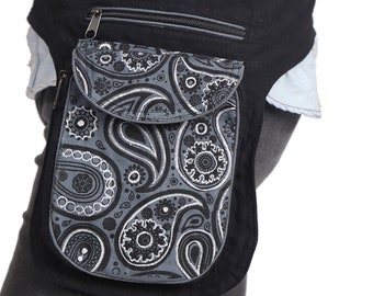Unique design Fanny Pack Hippie Bag Hip Bag waist Pack Bag Festival Bag Travel west pack / 100% cotton| FAIR TRADE | Handmade with Love.