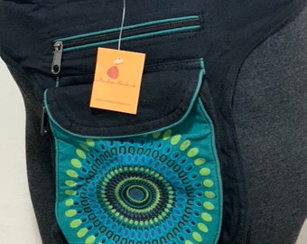 Bolso de cintura multiusos de diseño único, bolso de cinturón festival, bolso de cadera / comercio justo / hecho a mano con amor.