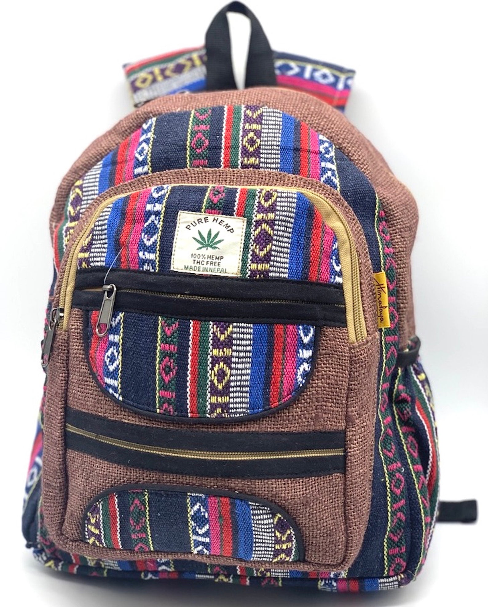 Unique Design Himalaya Hemp Backpack Small Backpack Hippie Etsy