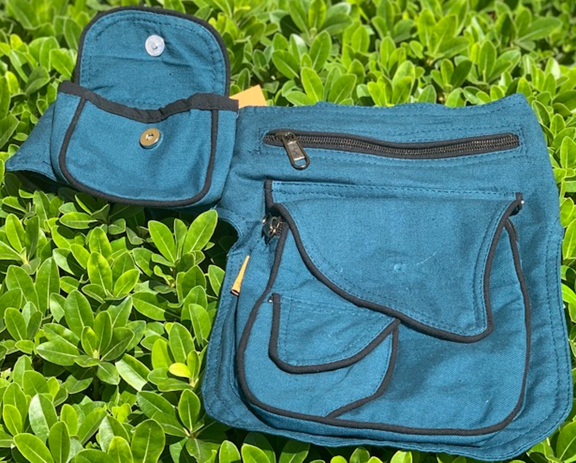 100 Cotton Multi Purpose Waist Pack Bag Festival Belt Bag Etsy