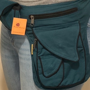 100% Cotton multi purpose waist pack Bag, Festival Belt Bag, Hip Bag | FAIR TRADE | Handmade with Love