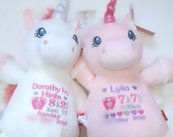 cute unicorn teddy bear