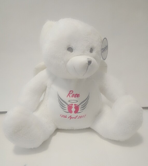 embroidered baby comforter