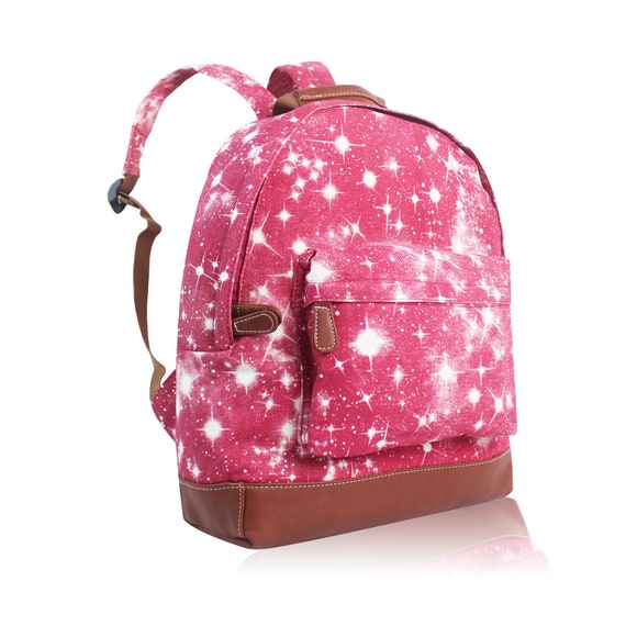 red galaxy backpack