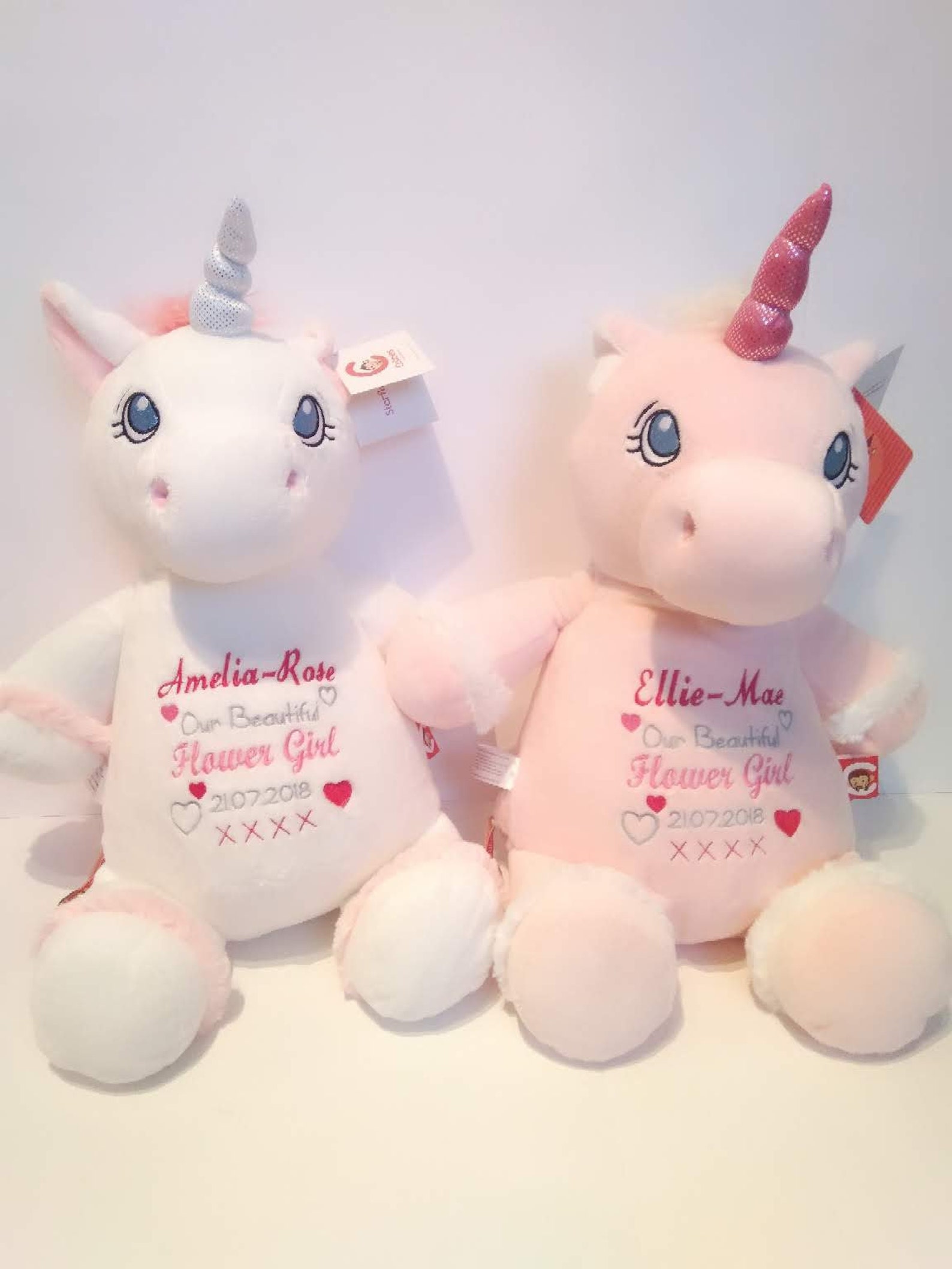 Personalised Unicorn Teddy Bear Personalised Teddy Gift Etsy