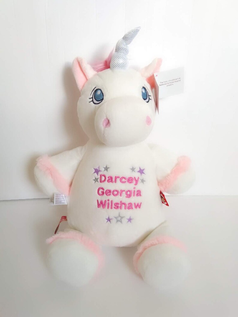 Personalised Cubbies Unicorn Teddy Bear Personalised Teddy | Etsy