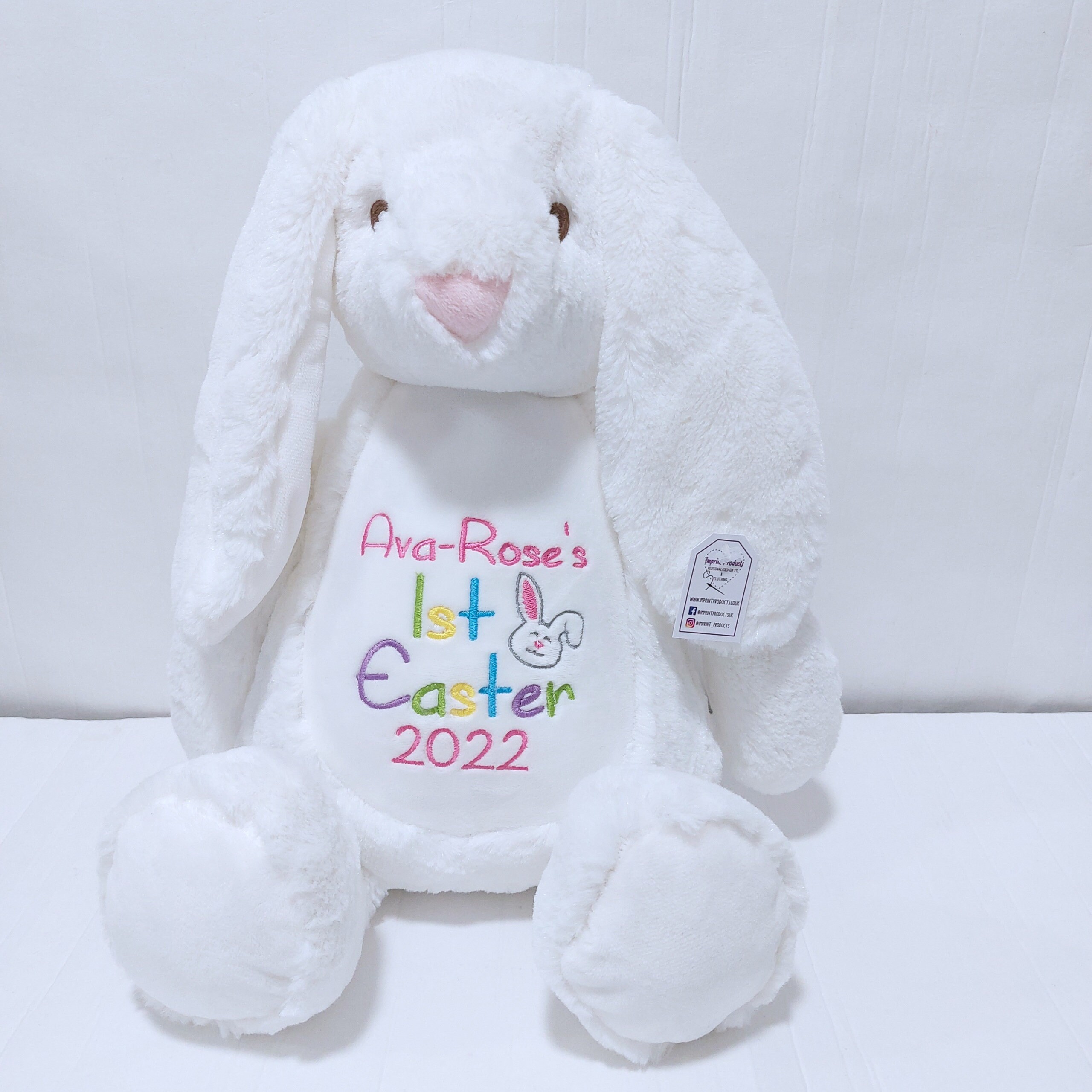 Personalised First Easter Bunny Soft Toy Easter Gift Teddy First