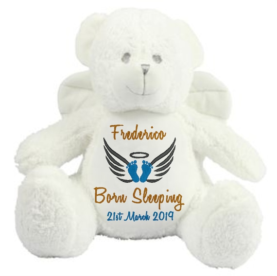 Personalised Baby Memorial Teddy BearMemorial KeepsakeRemembrance Gift 