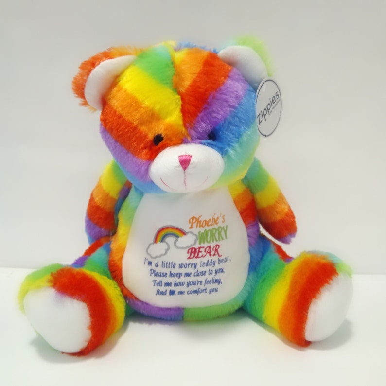 rainbow teddy bear