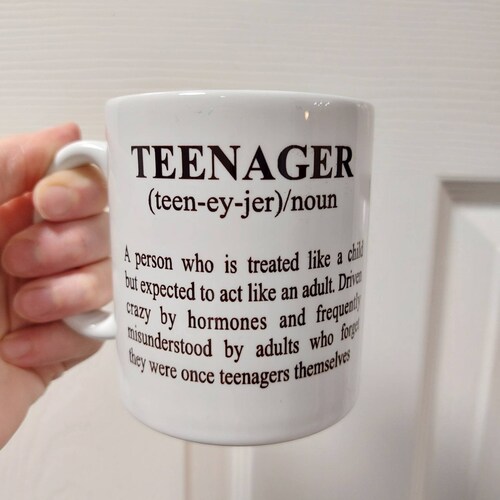Teenager Definition Mug Novelty Gift 13th Birthday Gift Etsy