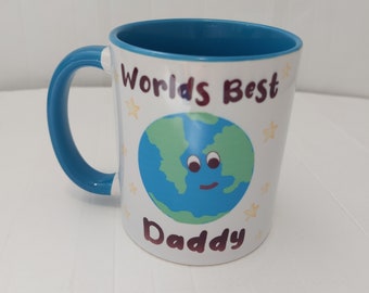 World's Best Daddy Mug, father's day gift, father gift, gift for him, fathers day, birthday gift, best dad, From Daughter, From son