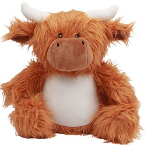 Personalised Highland Cow Teddy Bear 