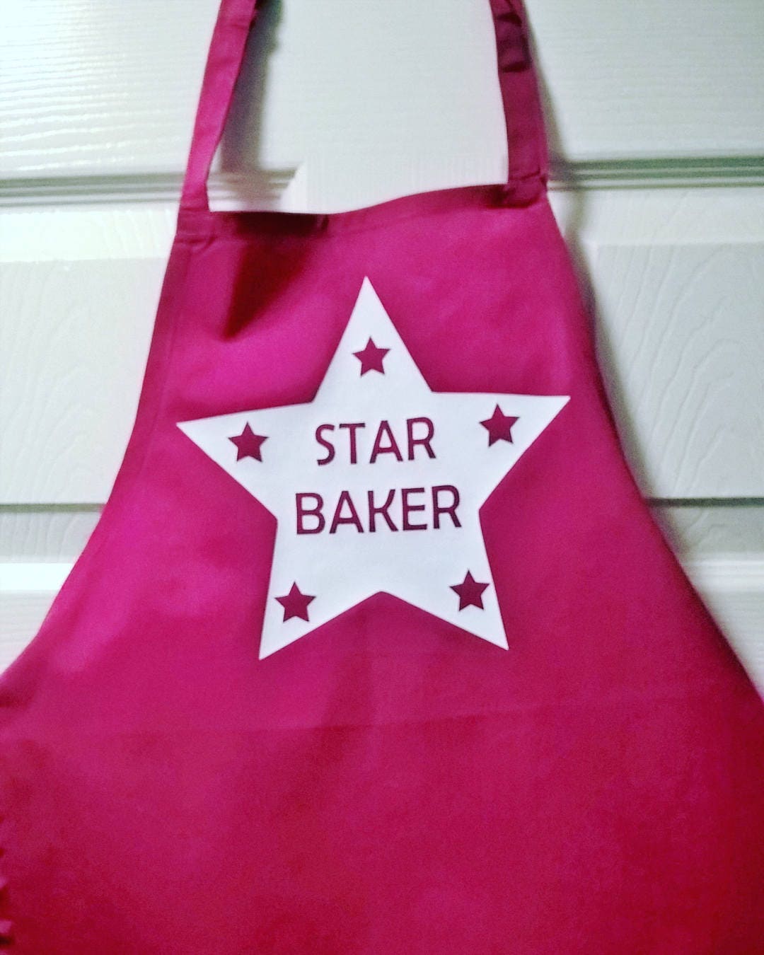 Children's Apron, Star Baker Apron,children's Pinny, Kids Baking Apron