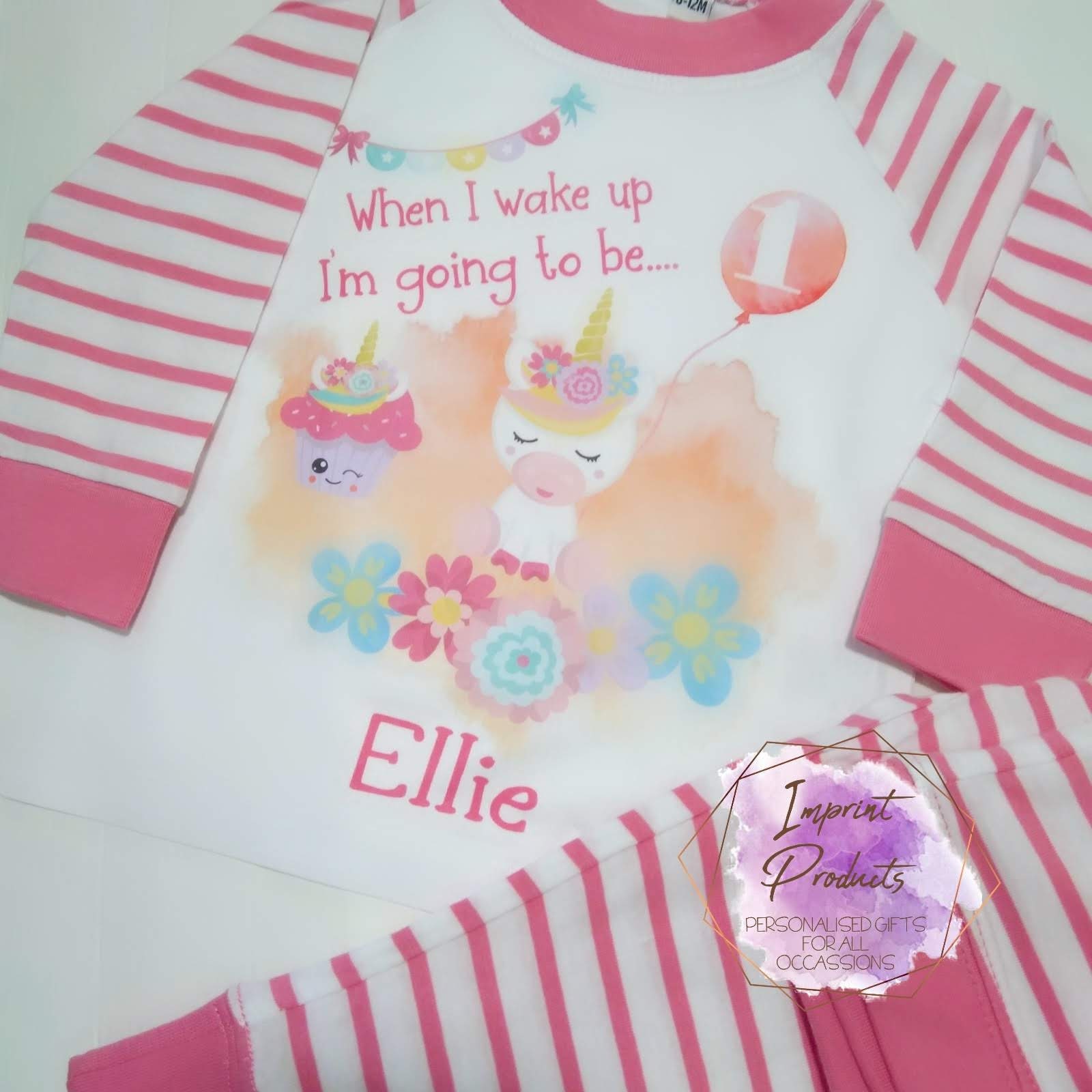 Personalised unicorn pyjamas hotsell
