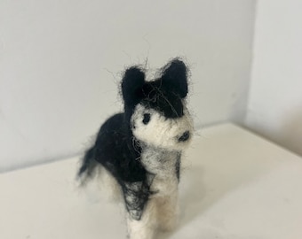 Needle Felted Husky/Malamute Toy/Decoration/Gift Dog