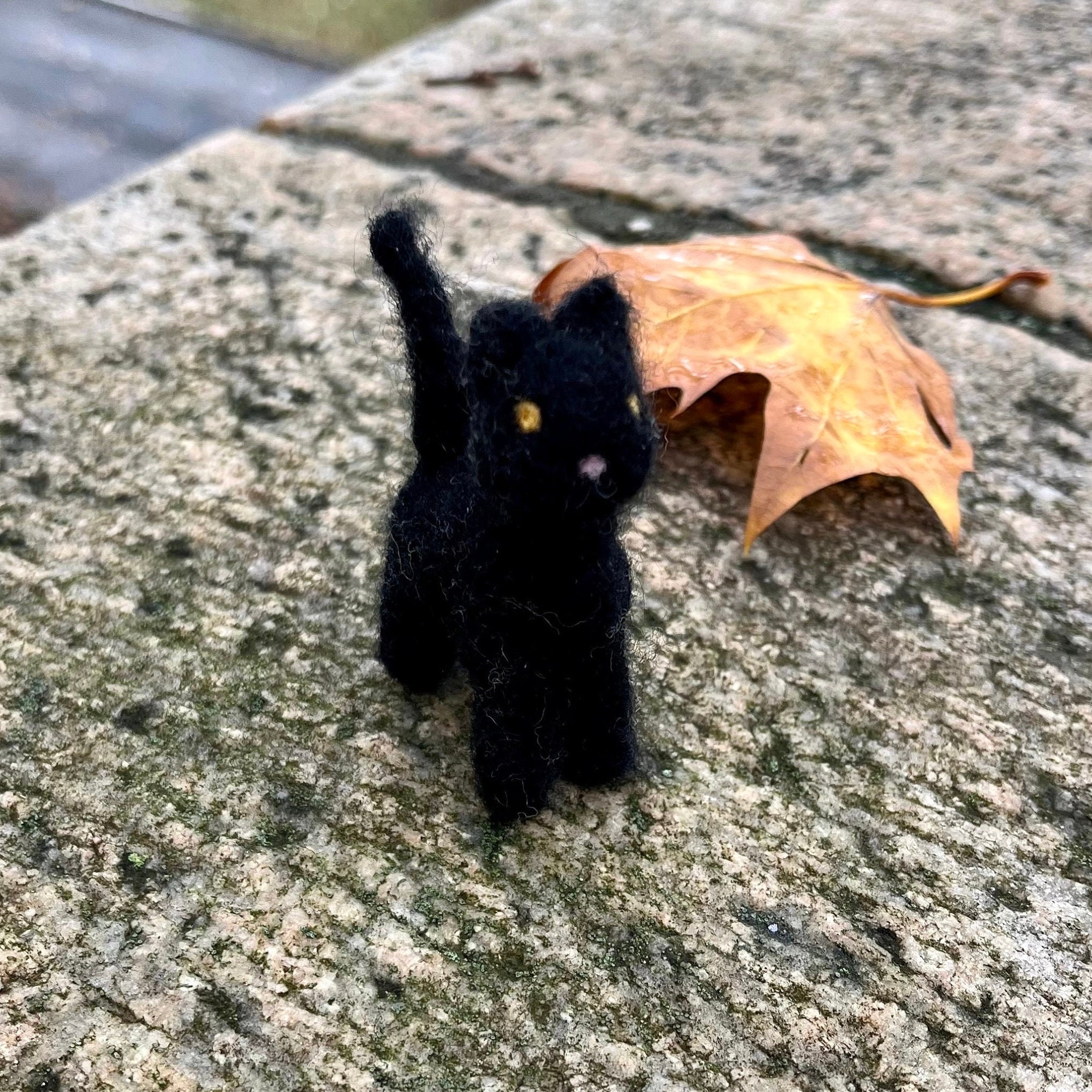 Steiff Black Cat - Etsy