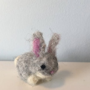 Needle Felted Wool Bunny