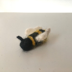 Needle Felted Waldorf Toy Decorative Bumblebee