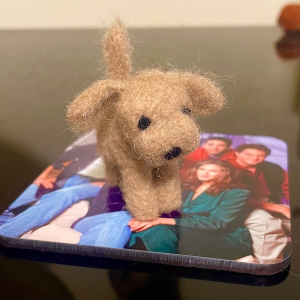 Needle Felted Tan Puppy