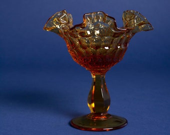 Fenton Thumbprint Compote