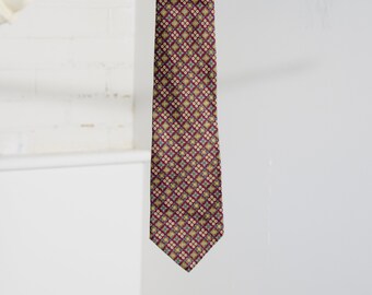 Dior Abstract Ditsy Print Silk Tie