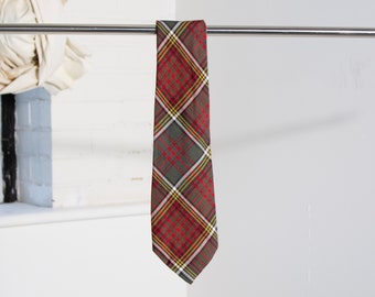 Polo Grid Check Plaid Tie