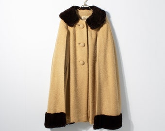 Macy's Boucle Wool Cape Coat