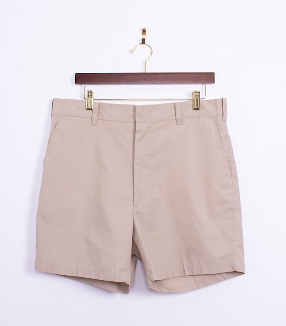 Sears Sportswear Flat Khaki Shorts Dead Stock - image 1