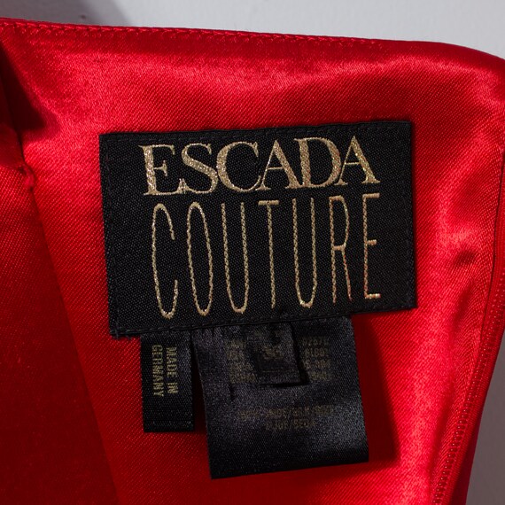 Escada Couture Silk Evening Dress - image 9