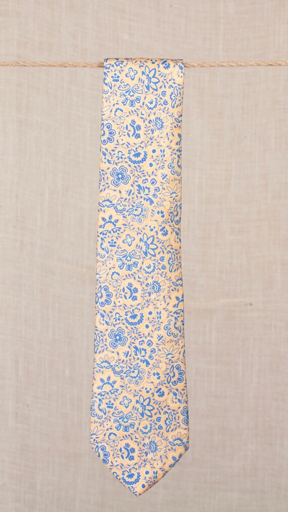 Burberry Croscill Floral Silk Tie - image 3