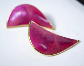 Berebi Boomerang Clip On Earrings