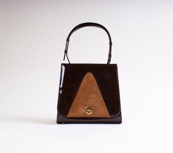 Vintage // 50s // 60s // Brown // Patent // Leathe