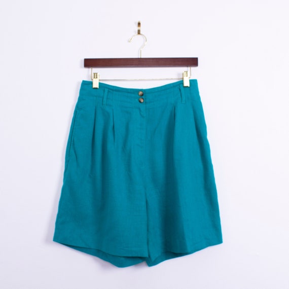 90s Casual Corner High Waisted Pleated Short