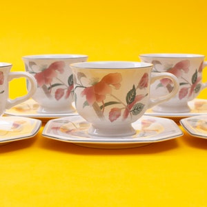 Mikasa Silk Flowers Tea Cup & Saucer image 6