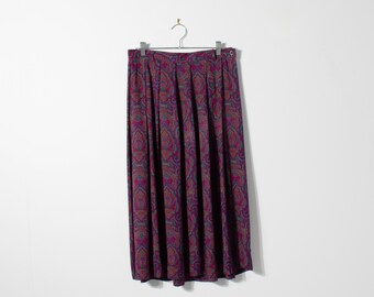 Liz Claiborne Jewel Tone Paisley Skirt