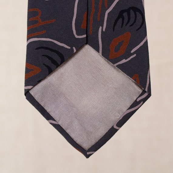 Giorgio Armani Cravatte Abstract Oval Silk Tie - image 5