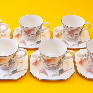 Mikasa Silk Flowers Tea Cup & Saucer image 5