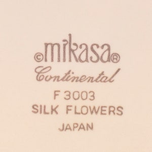 Mikasa Silk Flowers Tea Cup & Saucer image 8