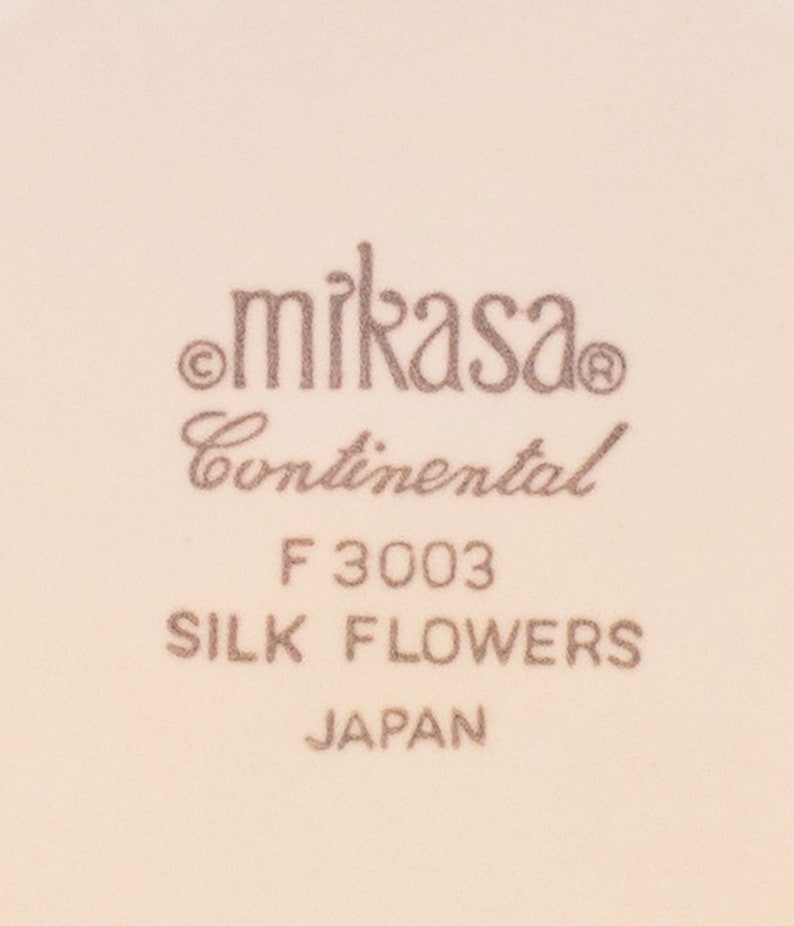 Mikasa Silk Flowers Tea Cup & Saucer image 8