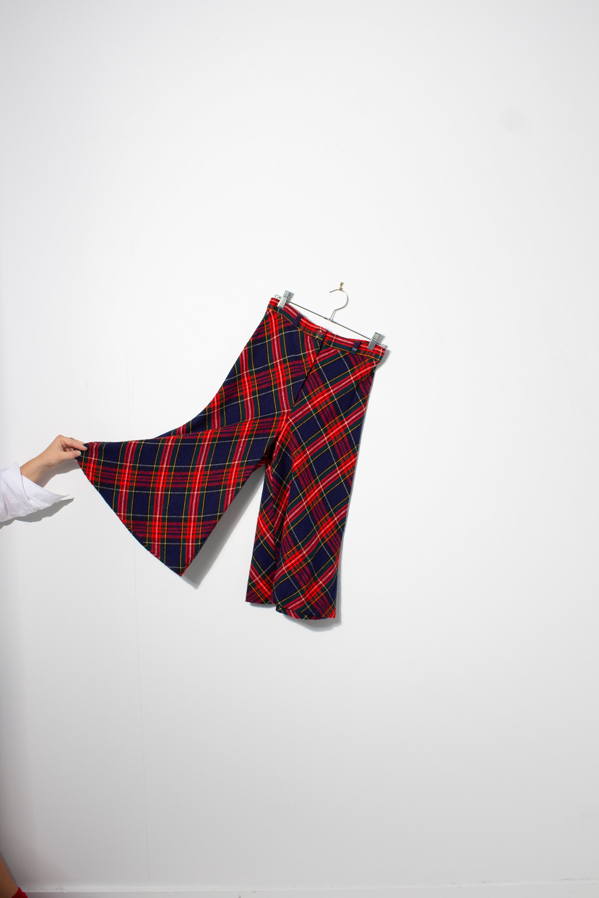 Plaid gaucho pants sale