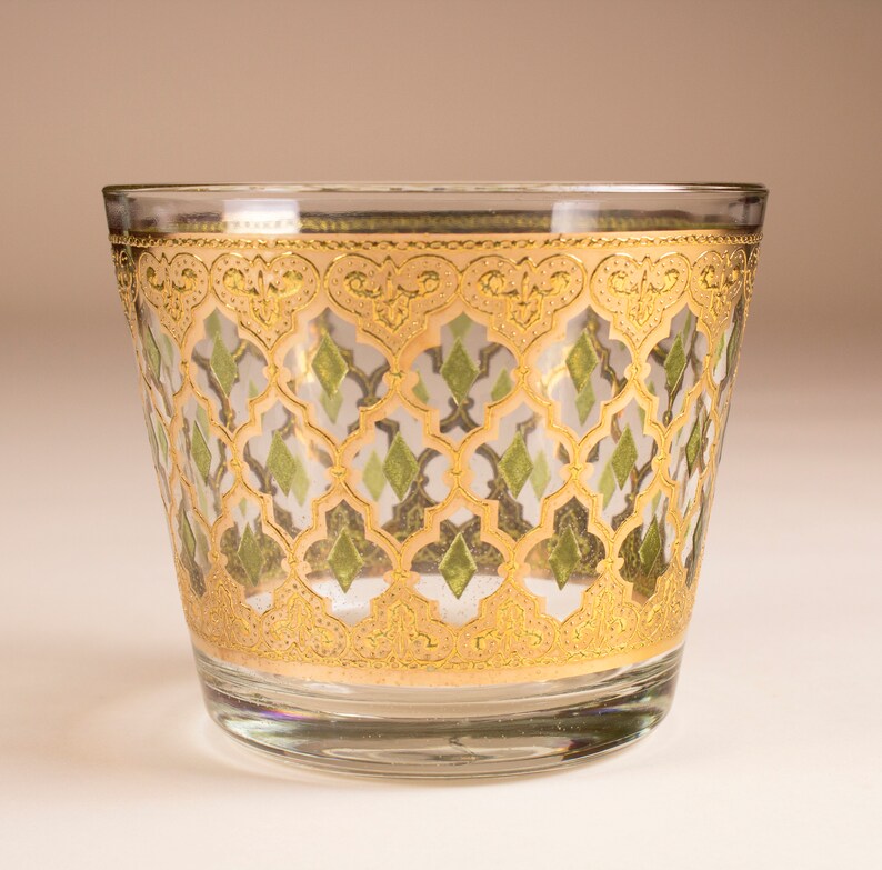 Vintage Culver // Valencia // 22k // Gold // Ice Bucket // Etsy
