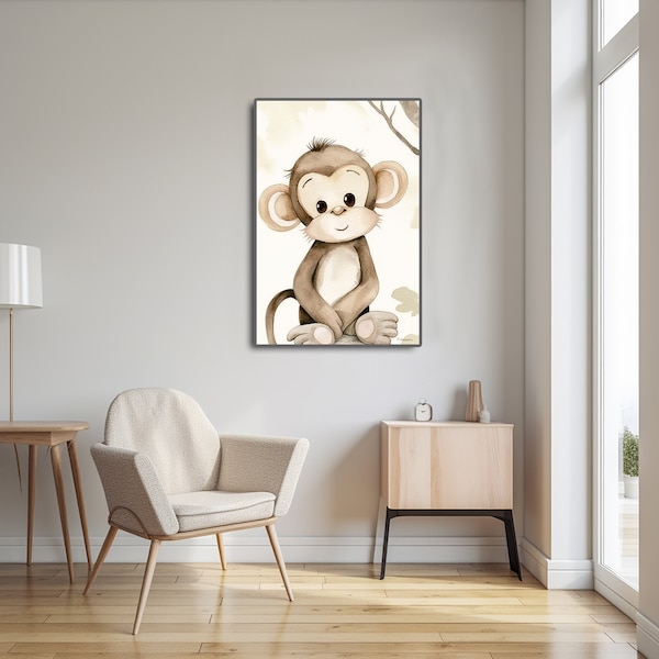 Monkey Nursery Decor Etsy