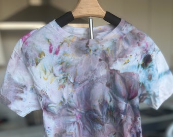 Adult Medium Hand Dyed Tie Dye - Stormy Sky Flow Tie Dye