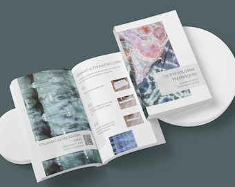 Tie Dye Folding eBook - 12 Tie Dye Techniques with Step-by-Step Guides & Videos